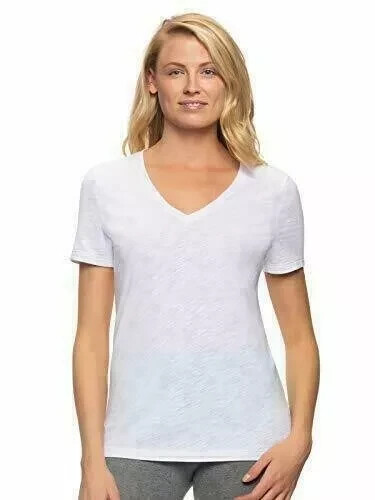 Felina Ladies’ V-Neck Short Sleeve T-Shirt VARIATION
