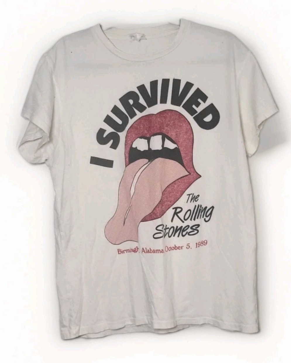 Madeworn Rolling Stones T-Shirt Unisex M Vintage-Look Distressed USA 100% Cotton