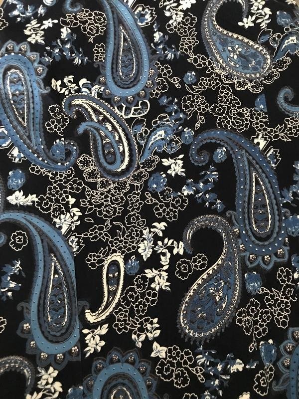 Women Etro Shirt Navy Cotton 36 #3W1W