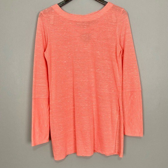 Prana Esme Knit Tunic Top Women’s Size M Criss Cross Back Side Slits Lightweight