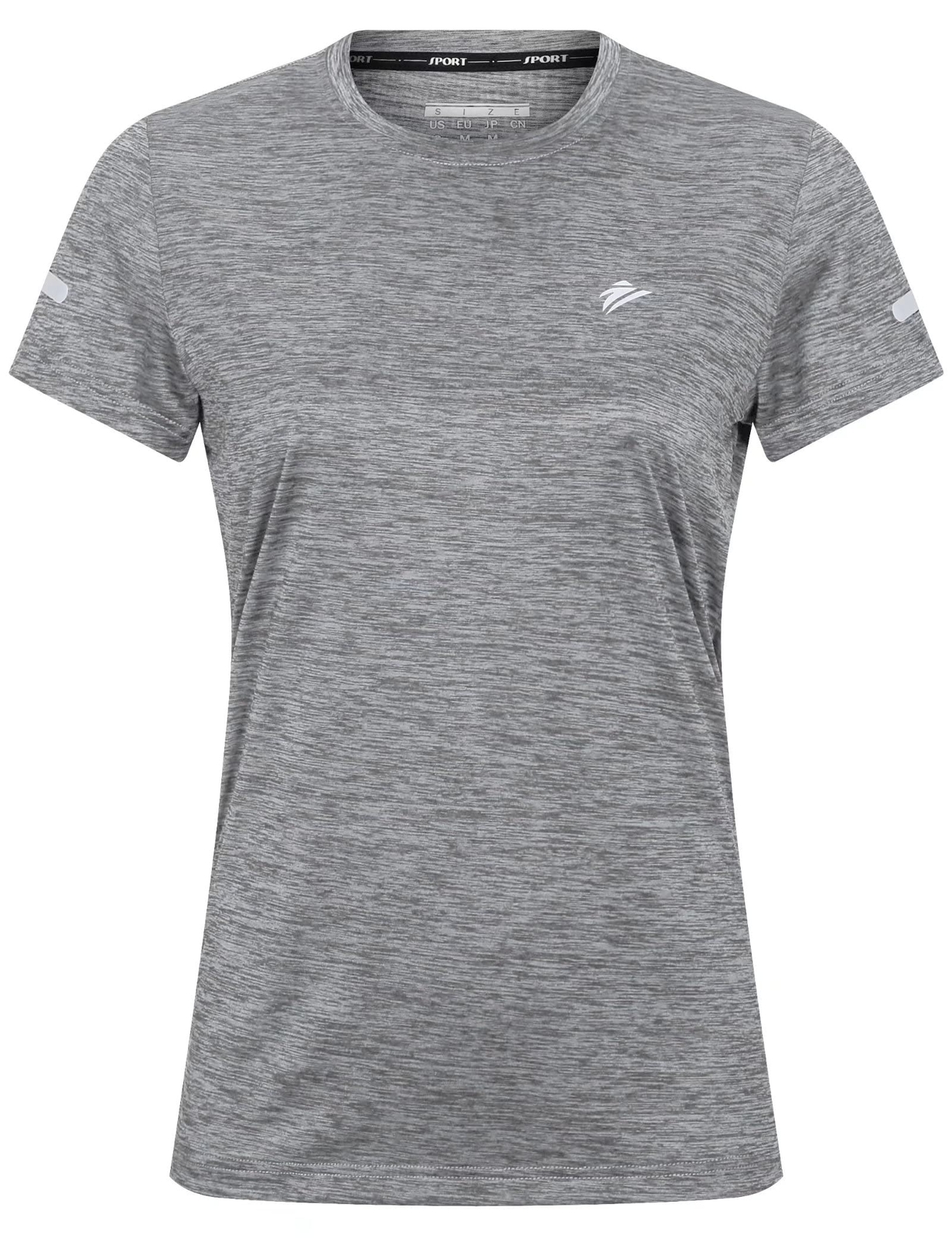 Women Gym Workout T-Shirts Short Sleeve Athletic Training Quick Drying Sport Tee