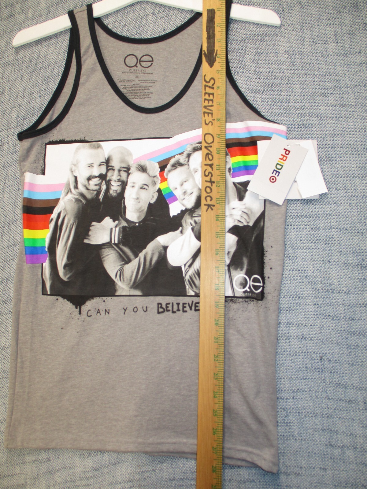 New Queer Eye “Can You Believe?” Pride Tank Top Size XS