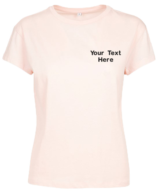 Personalised Build Your Brand Embroidered Women’s Box Tee Workwear 100% Cotton