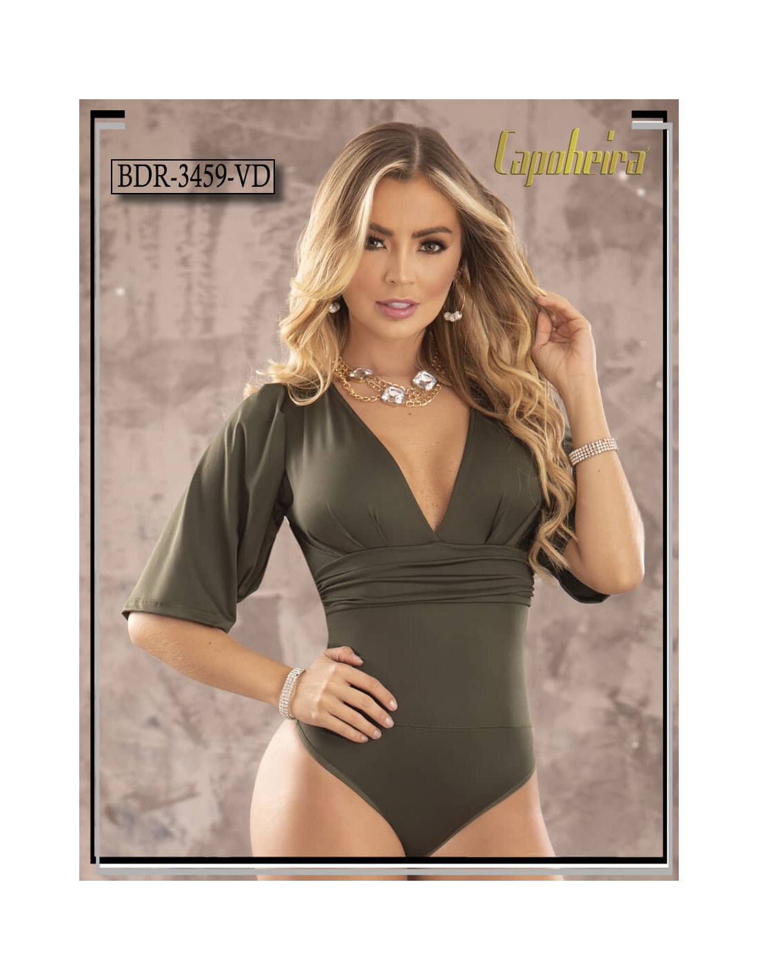 COLOMBIAN WOMEN SLIMMER TUMMY CONTROL SEXY DRESSY BODYSUIT #BD-3959 By Pitbull