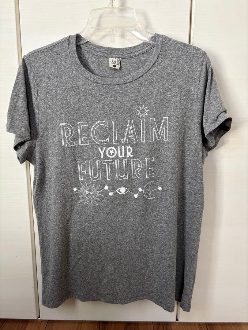 RECLAIM YOUR FUTURE T Shirt Gray Simple Logo T Shirt