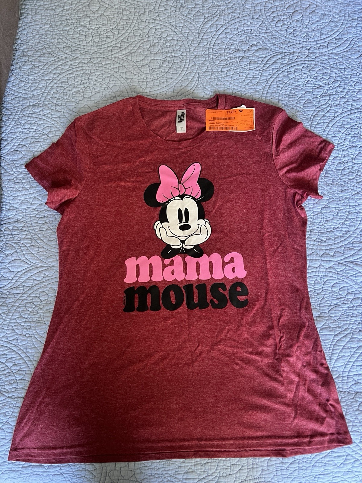Mama Mouse Minnie Mouse T Shirt Size Large New With Tags