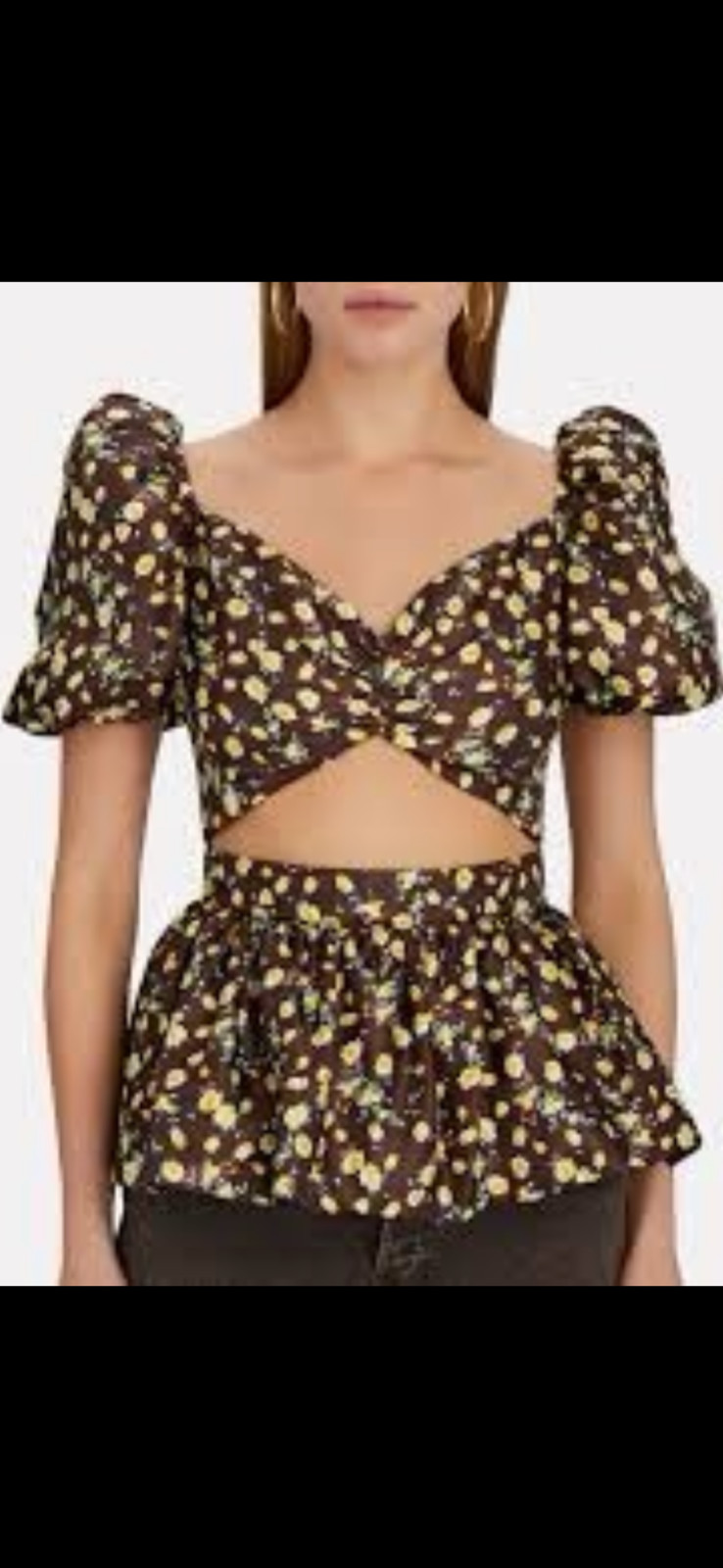 New Women’s Autumn Adeigbo Bridgette Gorgeous Floral Print Blouse 2,8