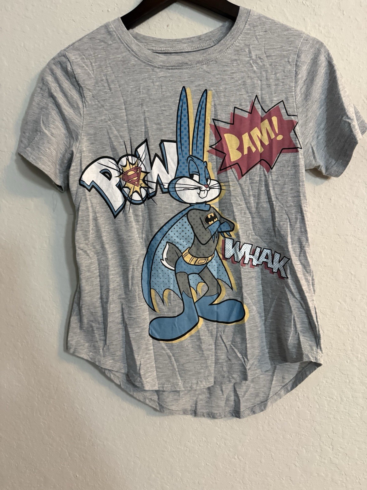 Warner Bros. Bugs Bunny and Lola Women’s Mash Up Graphic Tee with Short Sleeves
