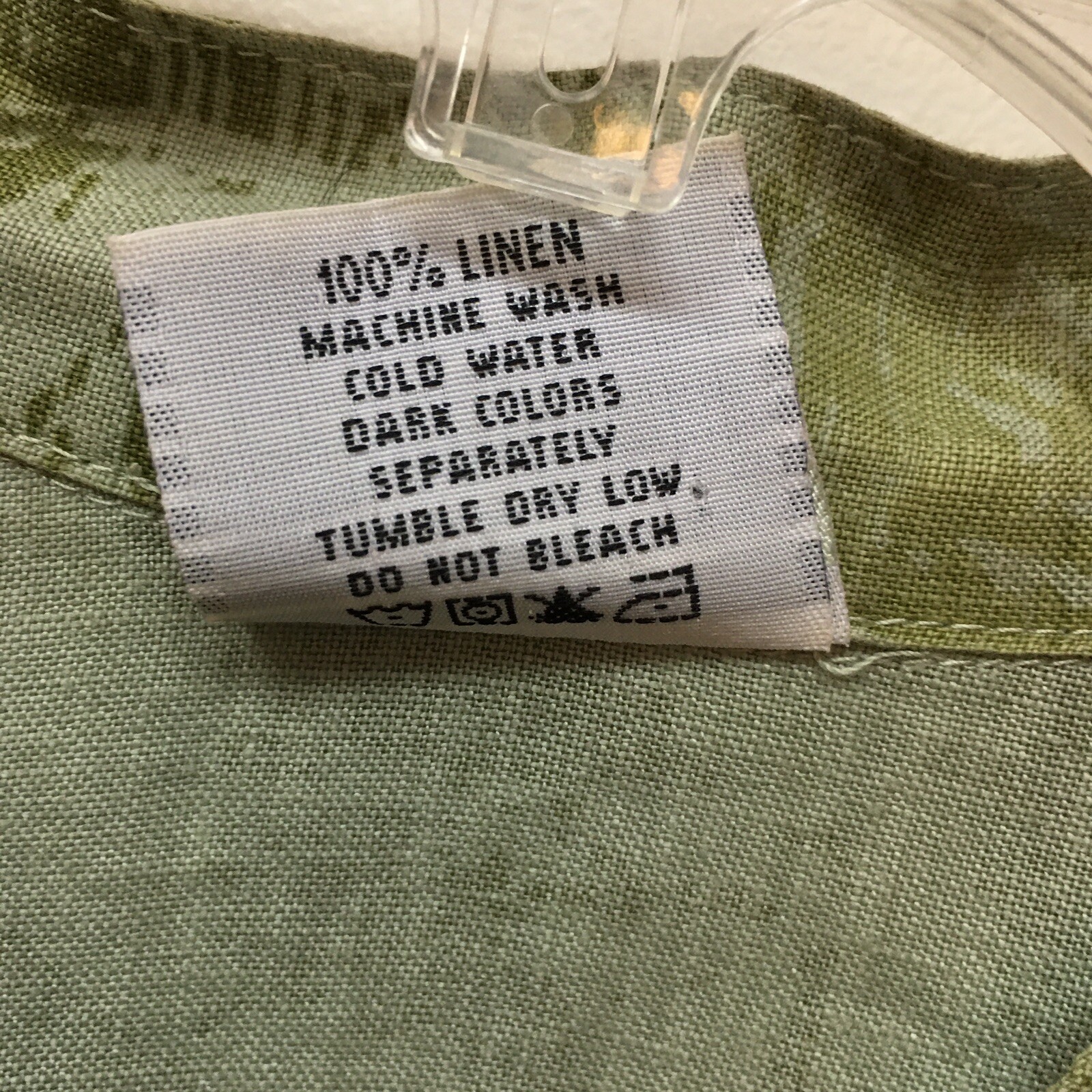 Click by Color Me Cotton Tunic Linen Asymmetric Shirt Lagenlook Women’s S USA