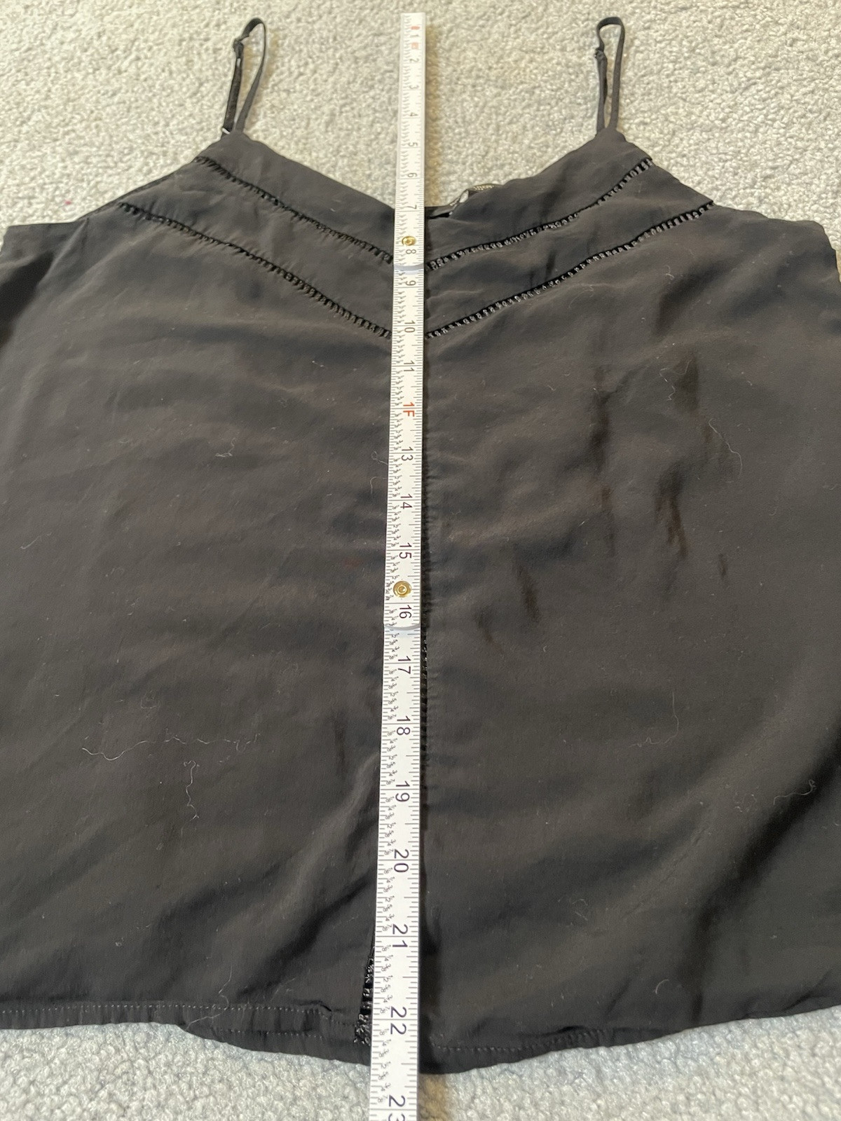 90S Y2K Banana Republic Tank Top Women’s Cami M Black Goth Clubwear Sexy