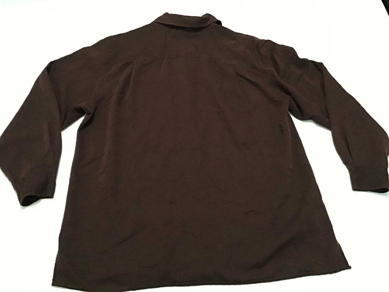 Vintage Pendleton Womens Size 12 Brown Button Front Top Shirt Rayon Blend