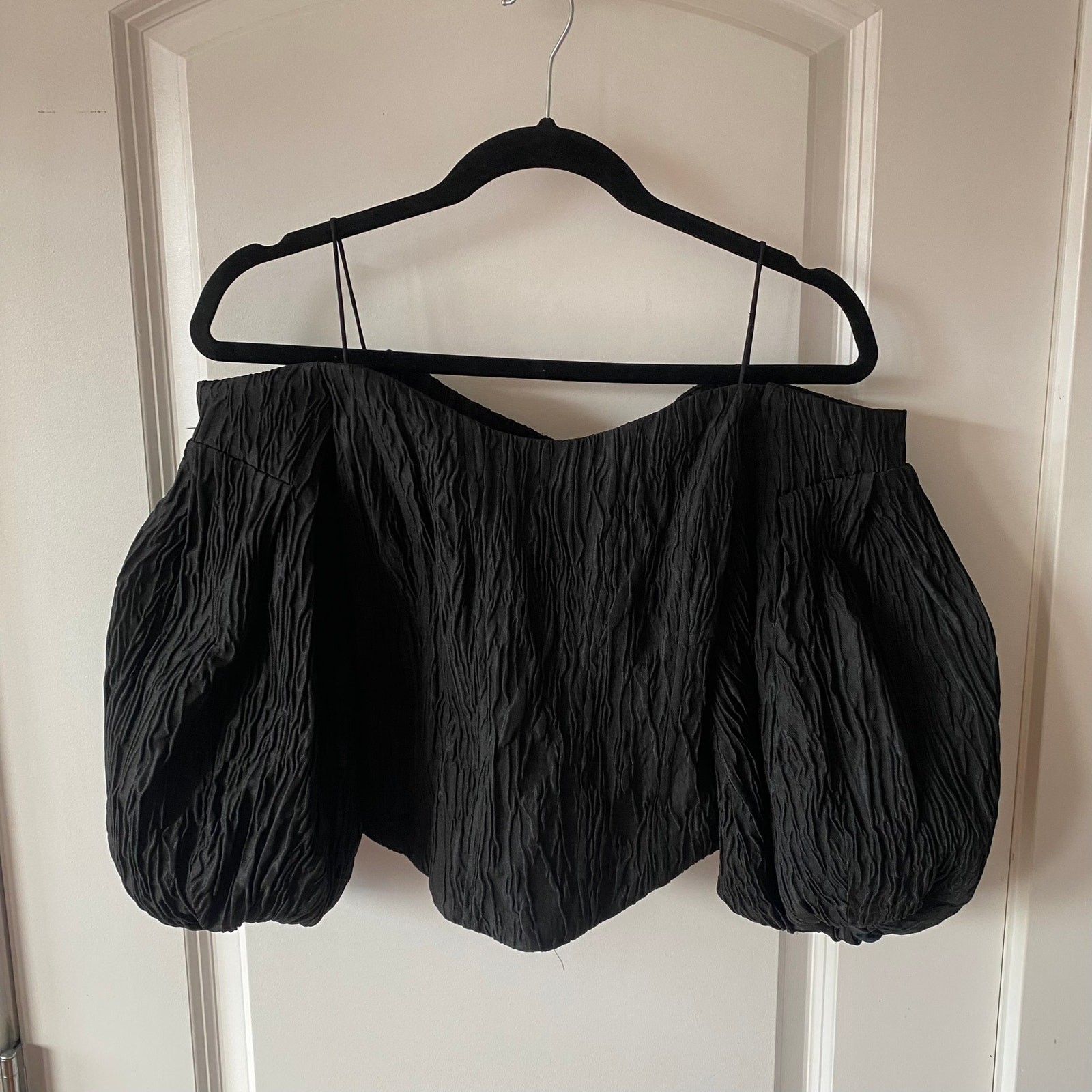 Jonathan Simkhai Carrera Bustier Top size 0 Women’s NWT’s Black Style 522-2062-s