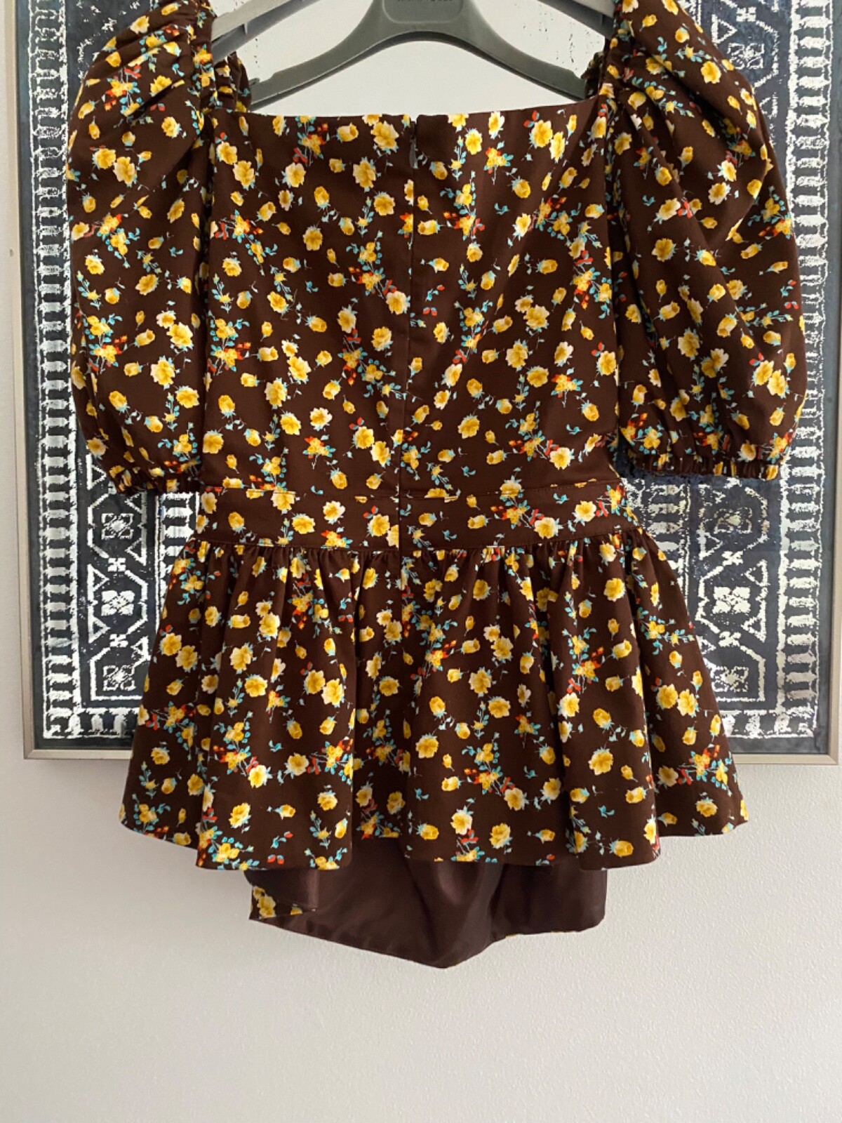 New Women’s Autumn Adeigbo Bridgette Gorgeous Floral Print Blouse 2,8