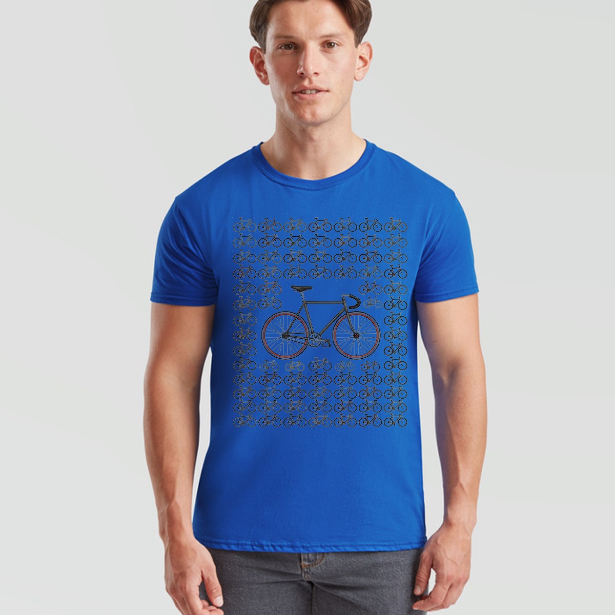 Bikefinity Unisex T Shirt Bike Cycling Cyclist Design Gift Idea Bicycle Tee
