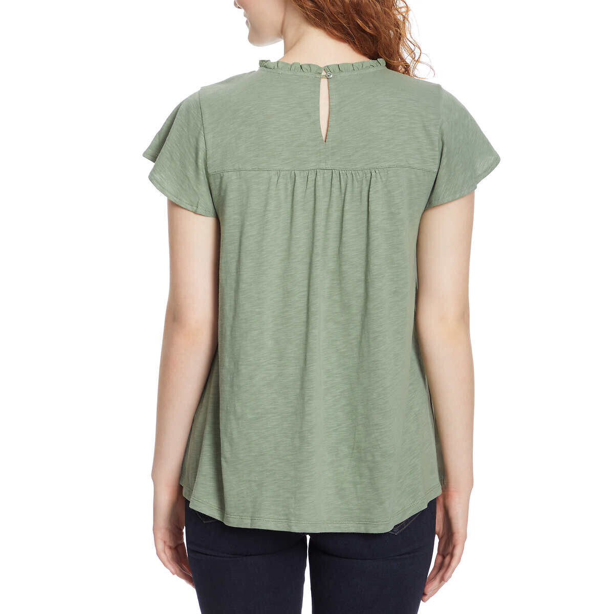 Ella Moss Ladies’ Lace Trim Knit Top