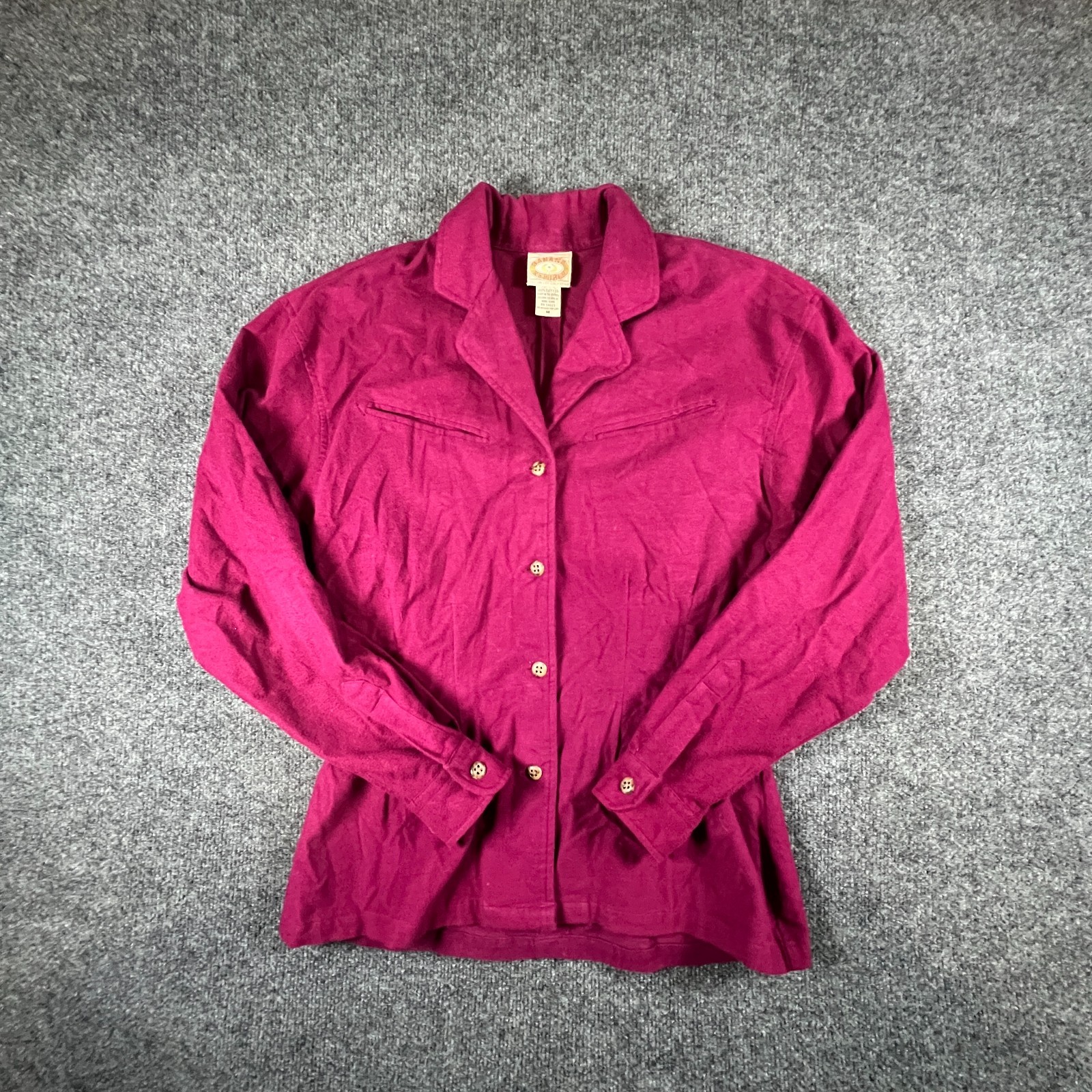 Vintage Banana Republic Safari Shirt Mill Valley Hong Kong Women’s M 100% Cotton