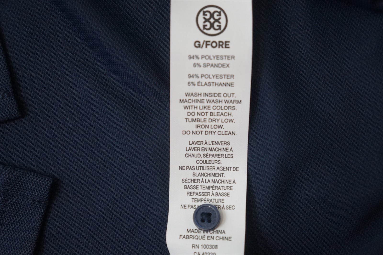G/Fore Golf Sleeveless Polo Womens Size Large TWLT Regular 922B 01268634 New