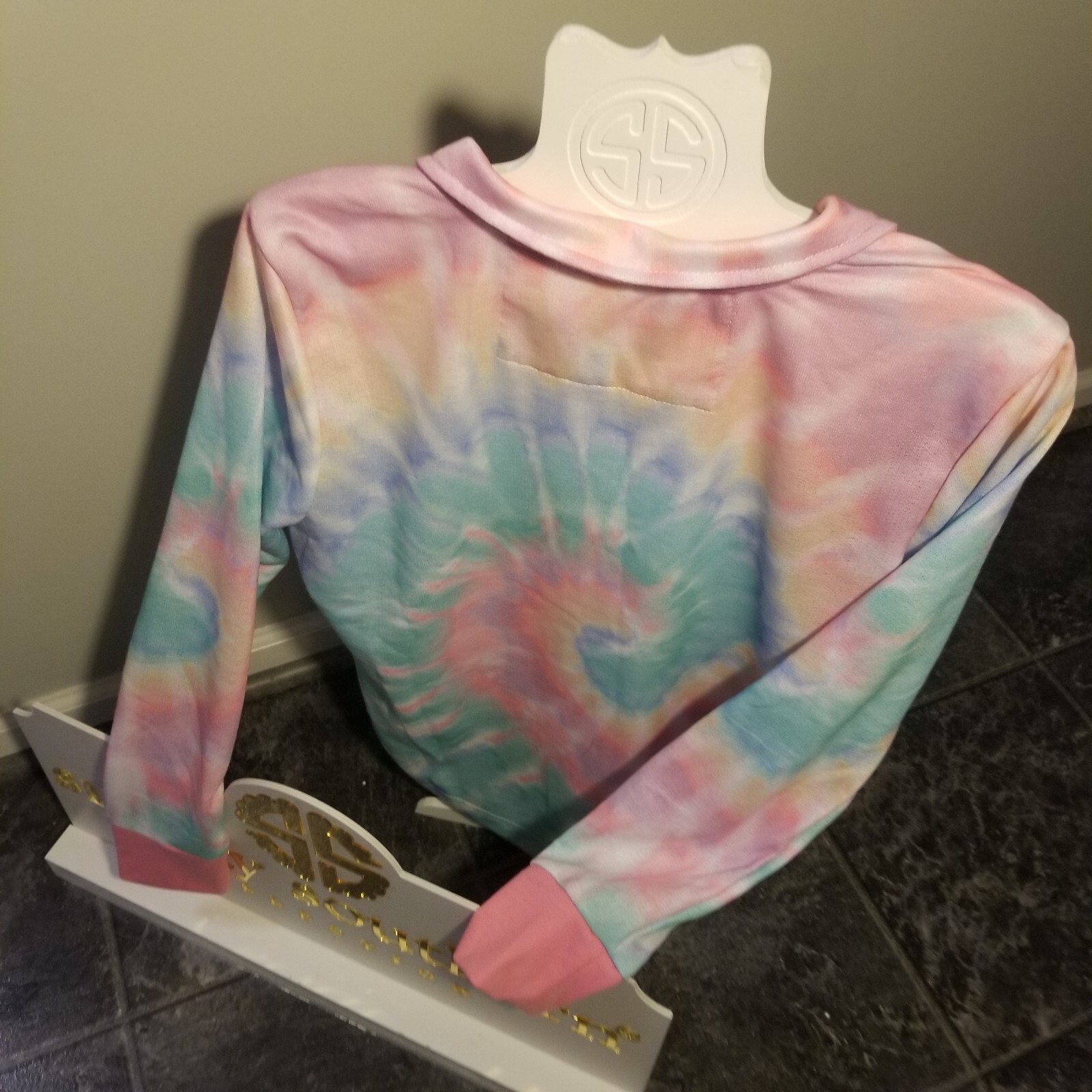 Simply Southern LARGE tye Dye Pullover button up/ pockets BNWT