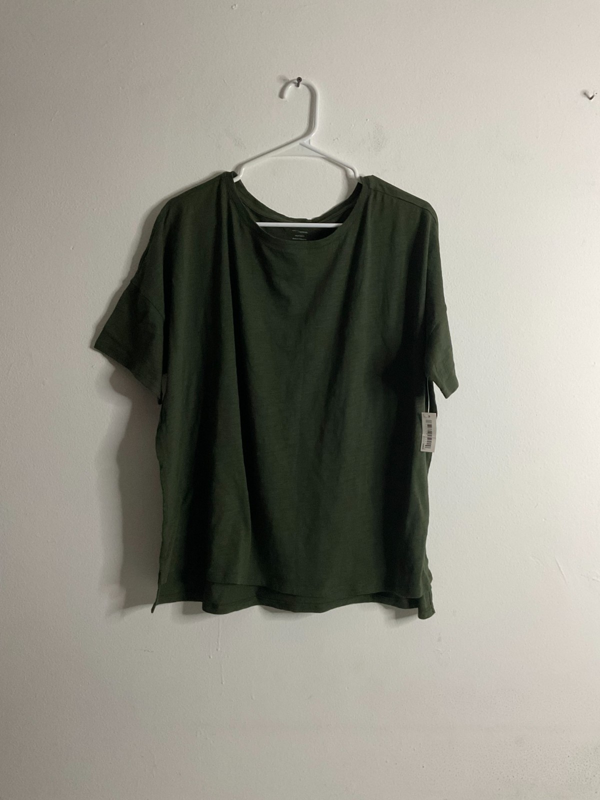 Daily Ritual Women’s Olive Green Short Sleeve T-Shirt Size XXL
