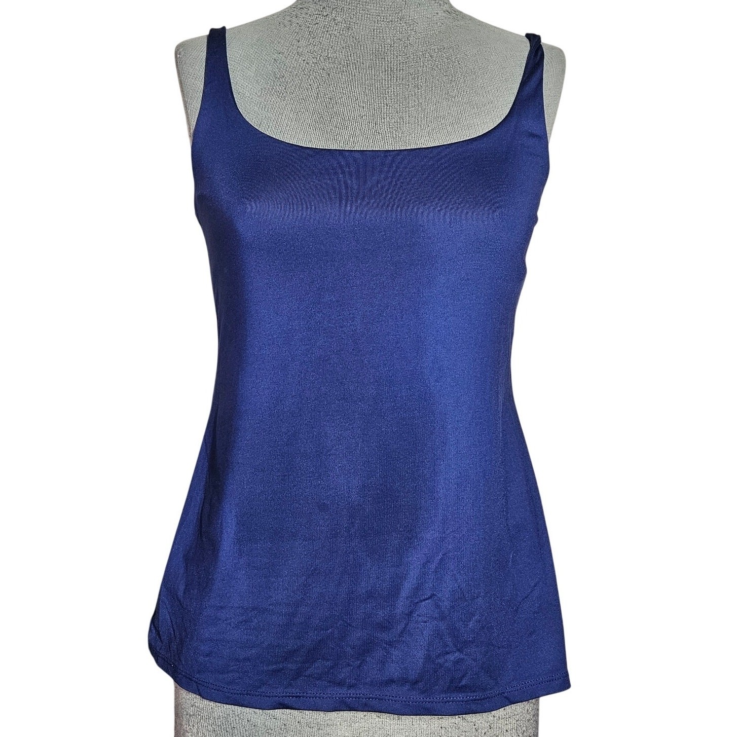 Blue Built in Bra Tank Size Medium