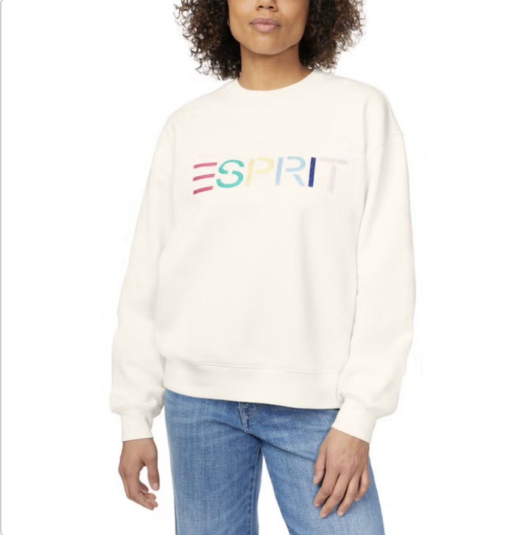 Esprit NWT Women’s Logo 80’s Crewneck Viral * SIZE XL