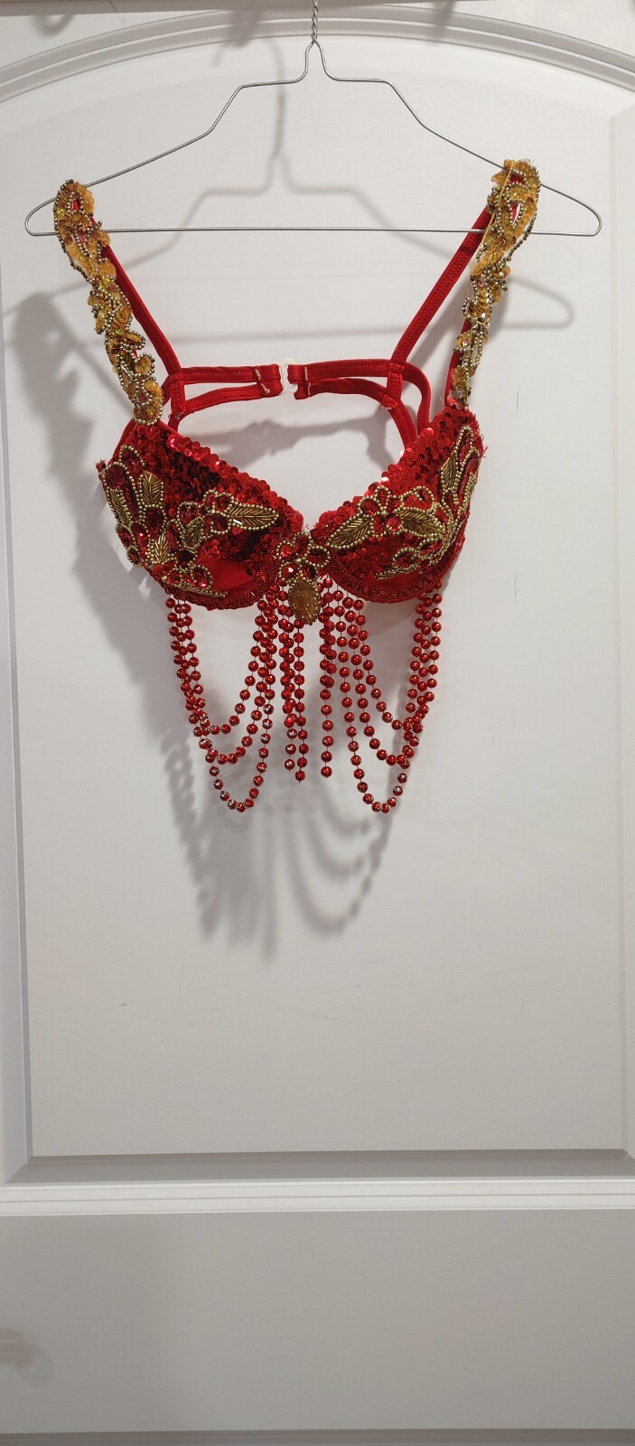 Sample Sale! handmade beaded bra Top With Free Matching Panty women