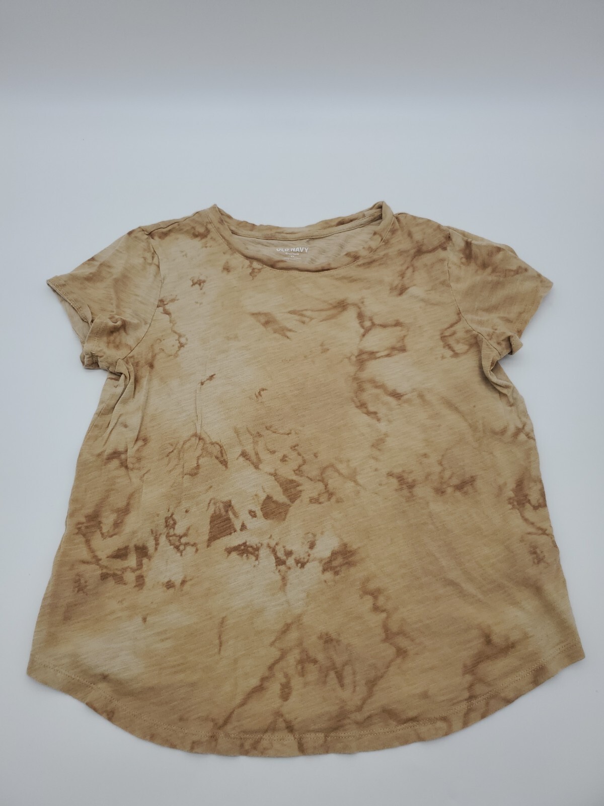 Old Navy T-Shirt Women XS Brown Tie Dye …#17539