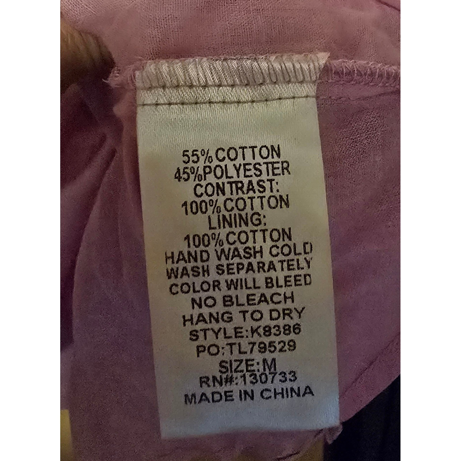 Umgee Lavender Floral Lace Square Neck Flutter Sleeve Blouse K8386 Purple Medium