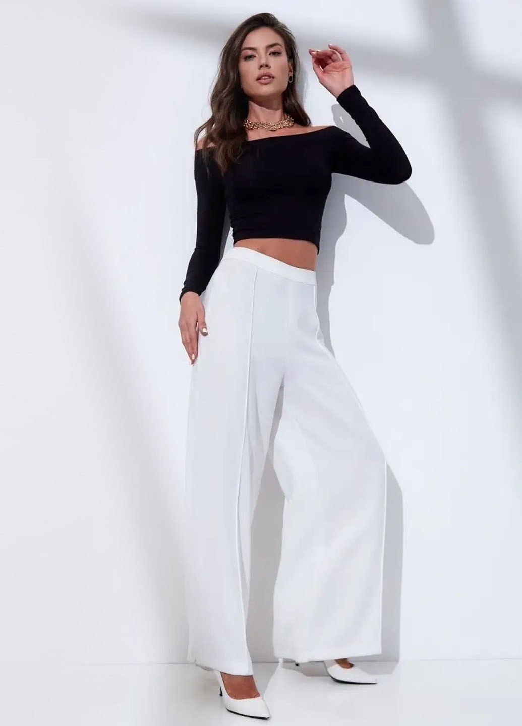 Women’s cotton long sleeve – Croped siluete, Stretch, S/M/L/XL