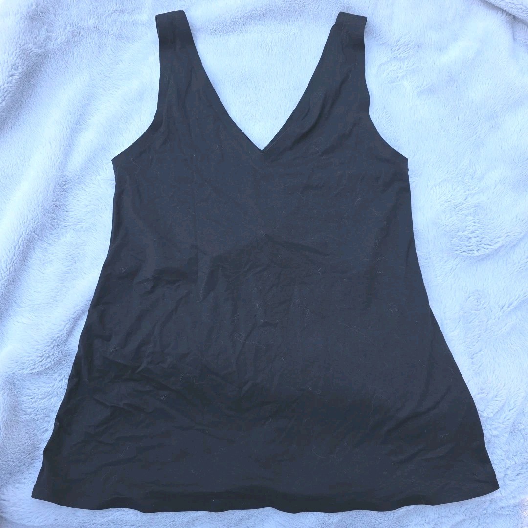 SOMA Enbliss Tank Medium Built in Bra Black – No Padded Inserts