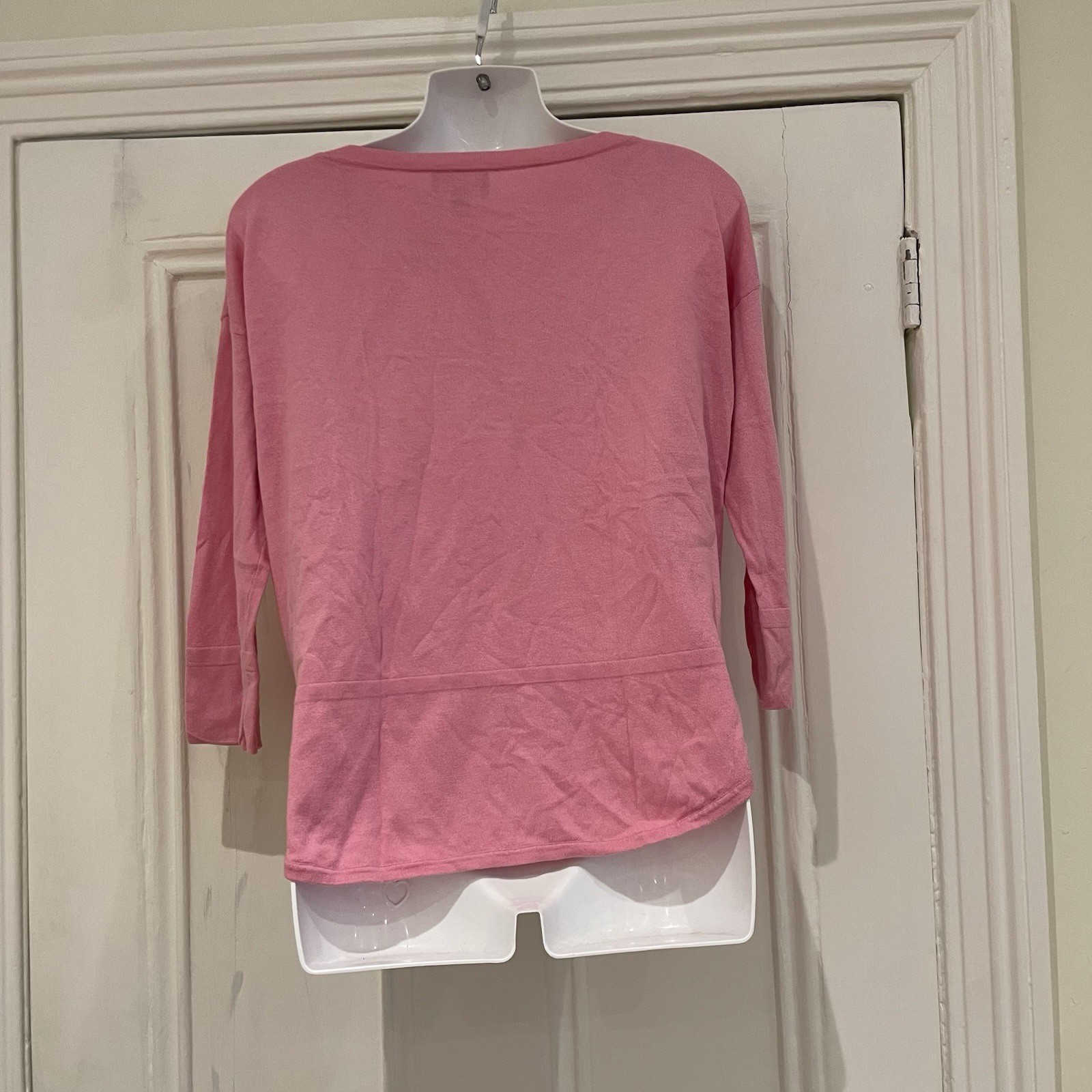 Pure Collection Pink Cotton Silk Blend Top – Sized 8