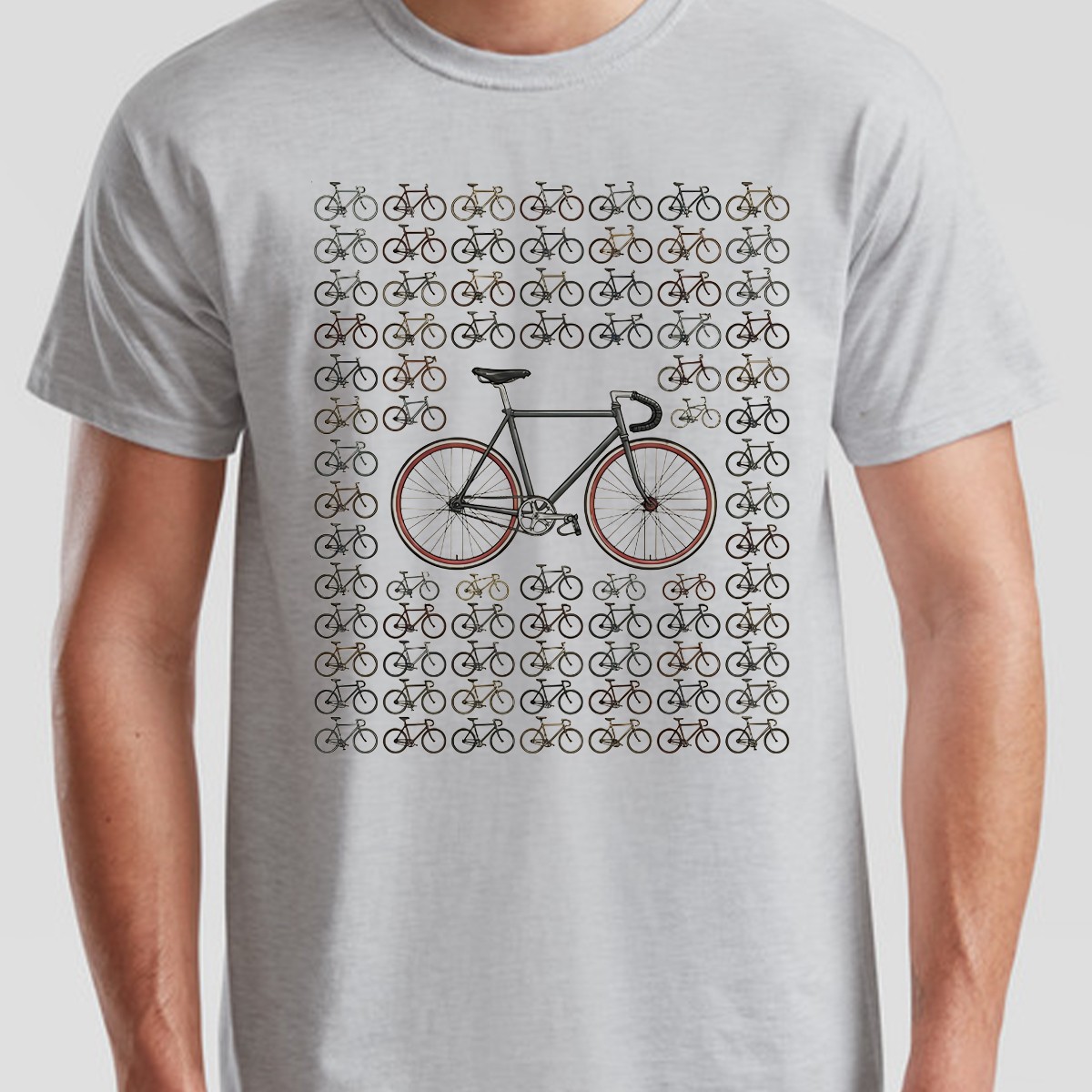 Bikefinity Unisex T Shirt Bike Cycling Cyclist Design Gift Idea Bicycle Tee