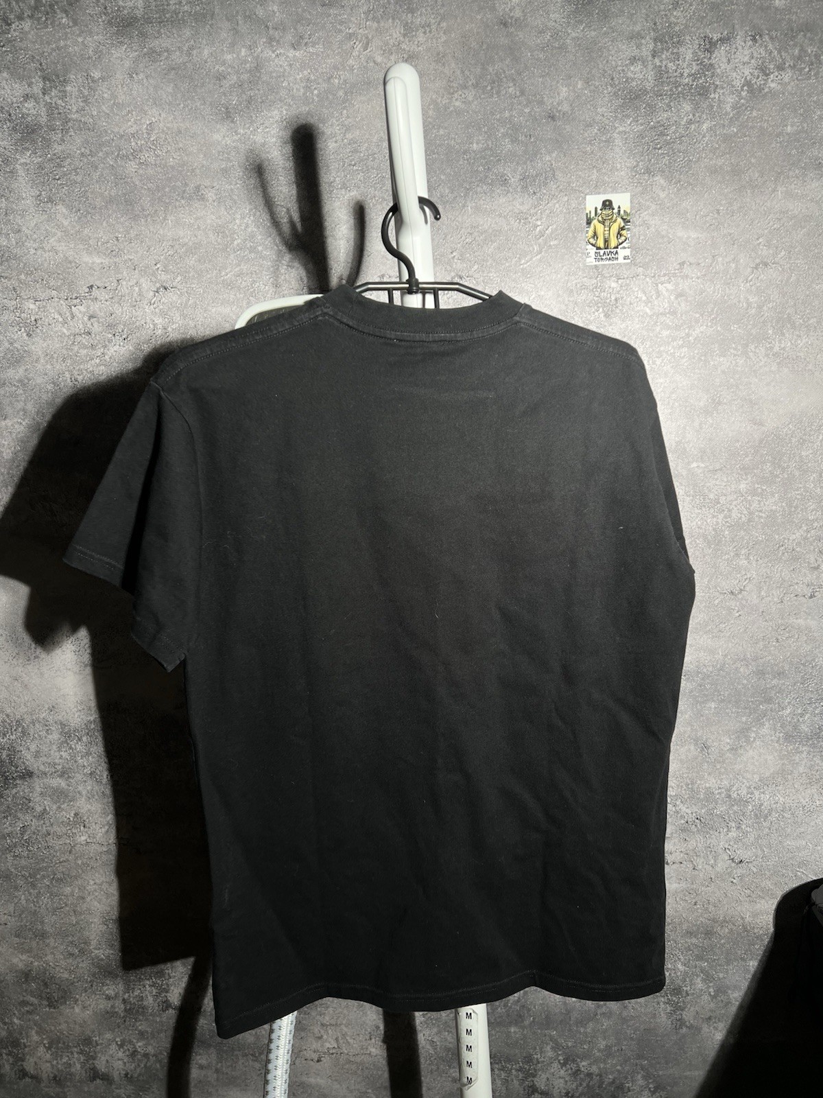 Balenciaga Black Logo Graphic T-Shirt Size M Relaxed Fit Designer Tee