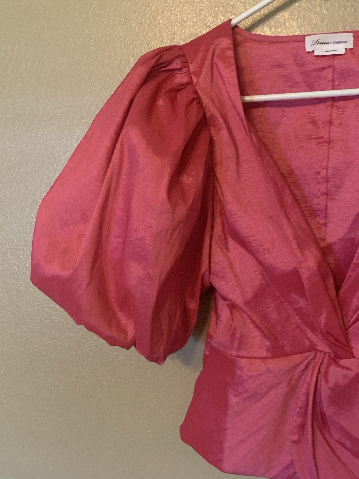 Lovers + Friends Bene Hot Pink Top Size S
