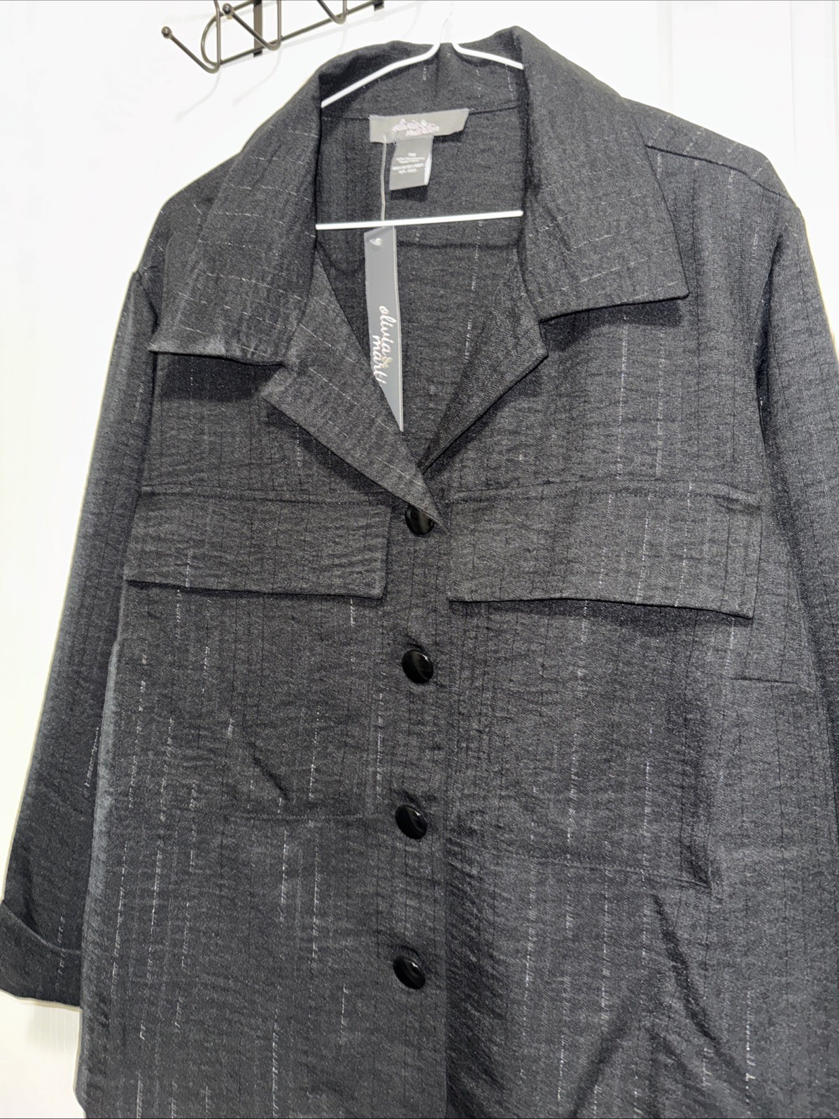 OLIVIA & MARTIN 3x 99% Poly Made in Sri Lanka , Button Up Blouse Wpl 11128
