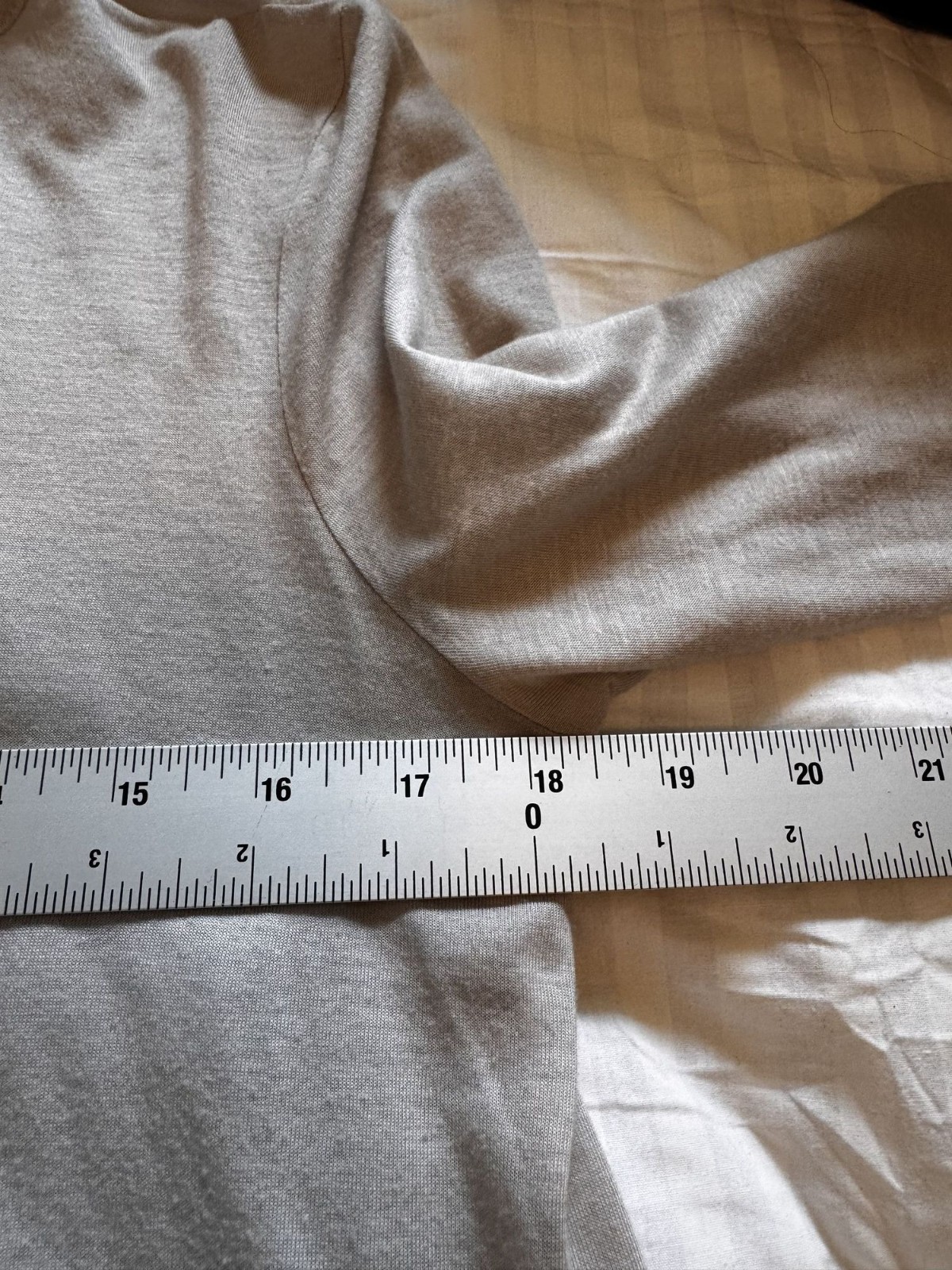 Purotatto Made in Italy Long Sleeve Top S 60% Micromodal 40% Milk Fiber Gray