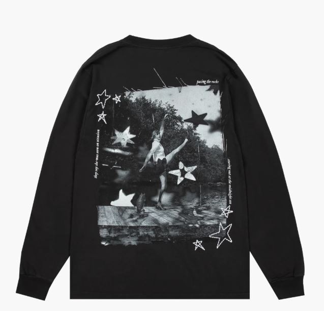 Taylor Swift folklore Pacing the Rocks Longsleeve T-shirt Size Medium PRESALE
