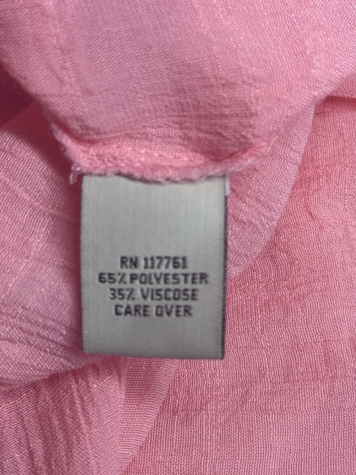 Speed Limit Pink Textured Cold Shoulder Flutter Sleeve Blouse Top – Size L