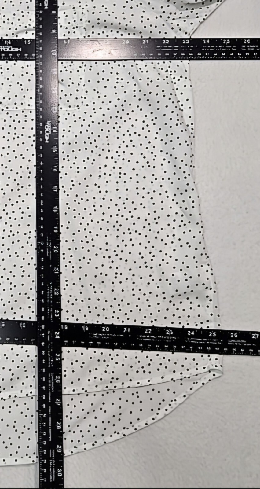 BEACH LUNCH LOUNGE Button Up Roll Tab Sleeve Split Back Shirt Polka Dot sz L/XL