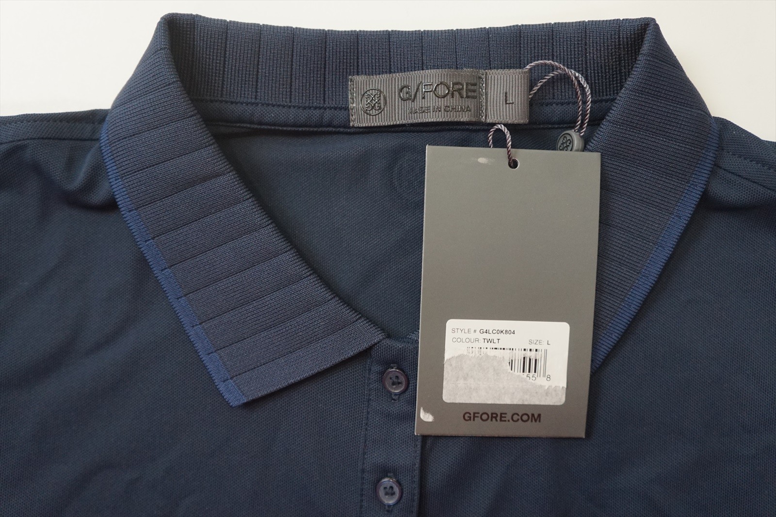G/Fore Golf Sleeveless Polo Womens Size Large TWLT Regular 922B 01268634 New
