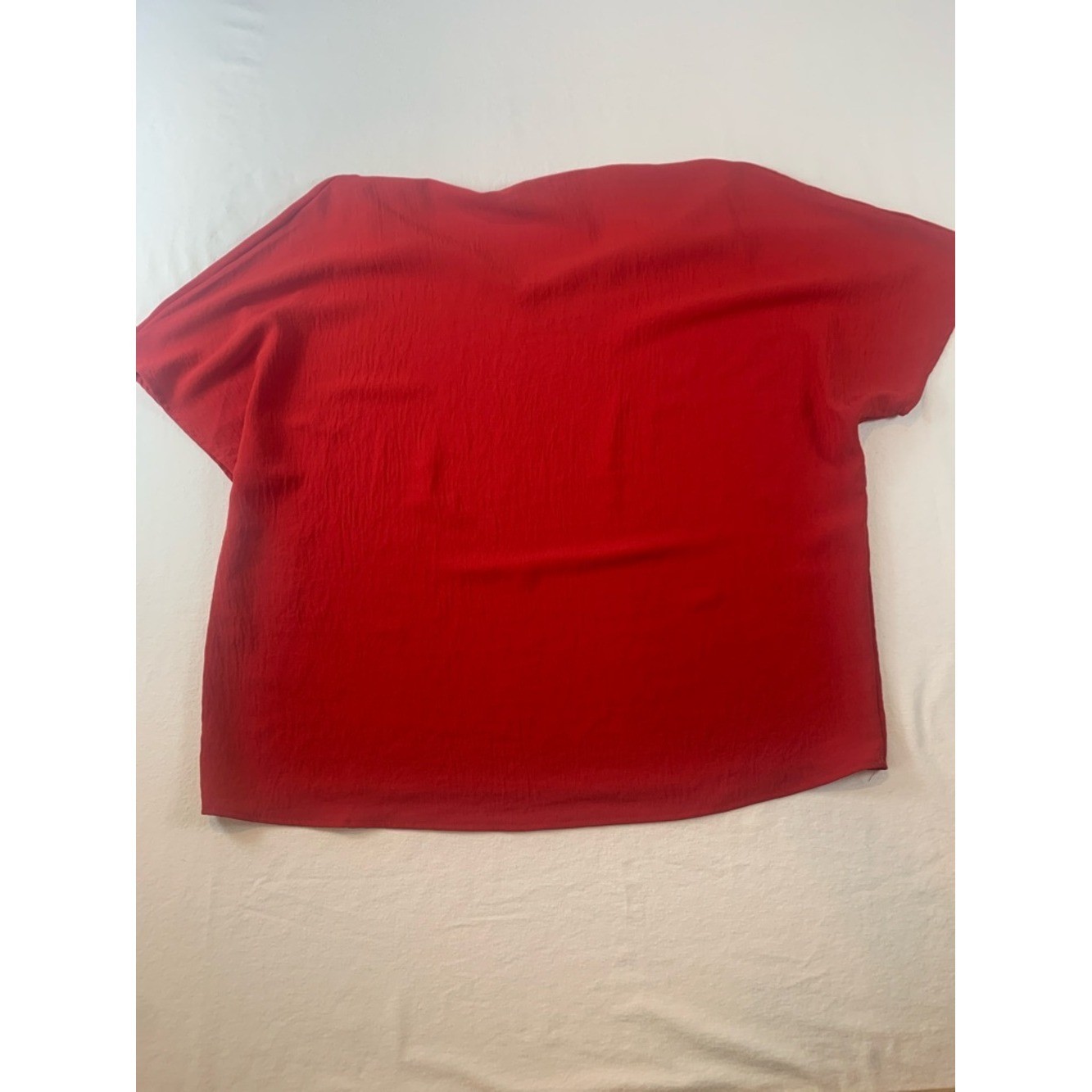 2 Hearts Womens Blouse Top Bundle (2) GUC M/L Black and Red Rayon Poly
