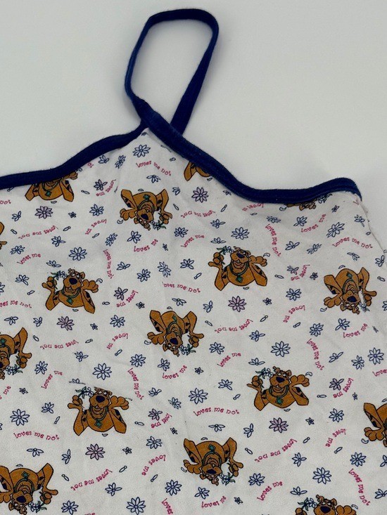 Vintage Y2K Scooby Doo Crop Top Tank Top Plus 2X
