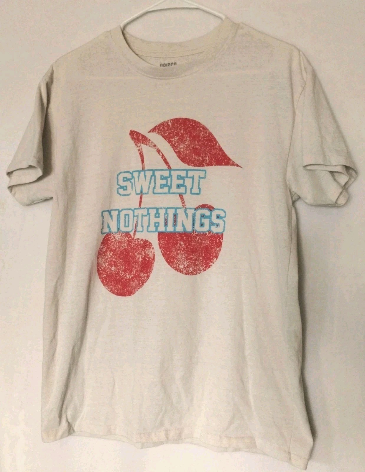 Women’s BRISCO BRANDS T Shirt SWEET NOTHINGS Cherries Size LG Original Brand Off