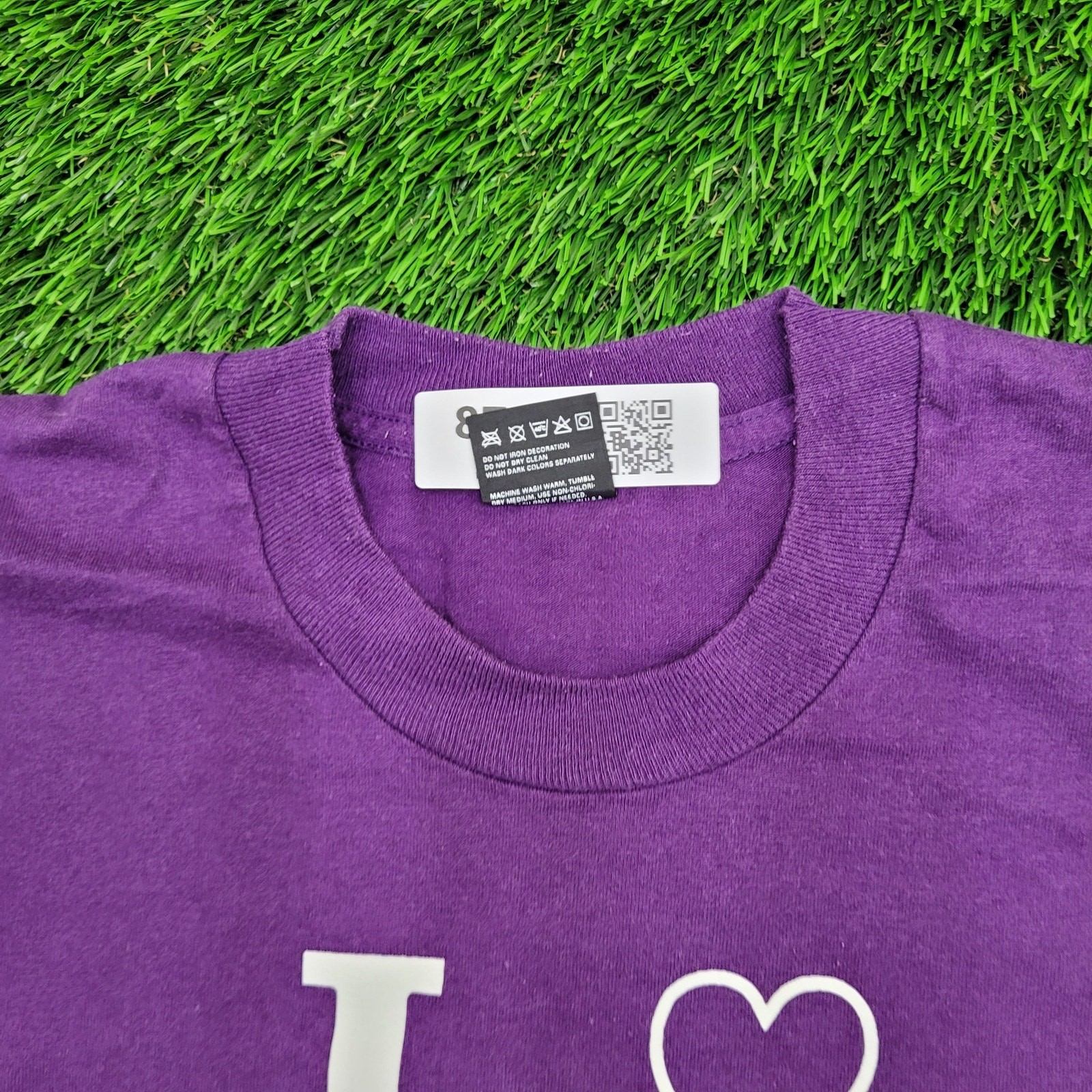 Vintage 90s Purple Lover Shirt Women Medium 19×25 Purple USA