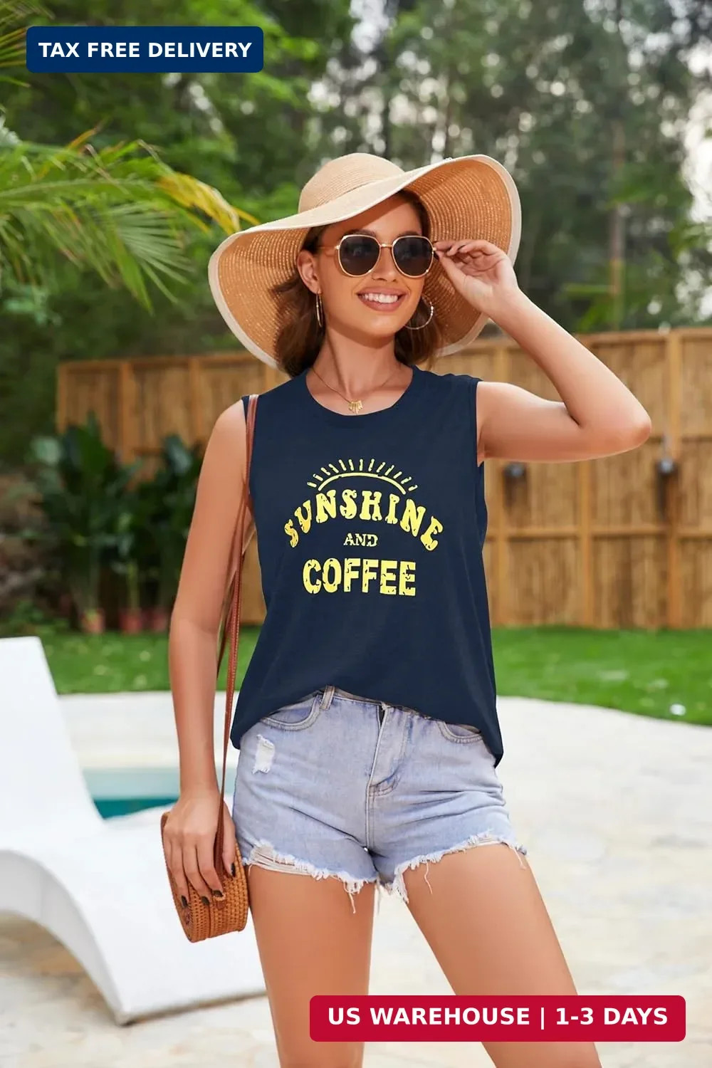 Womens Tank Tops Summer T Shirts Sleeveless Casual Loose Tunic Blouses 2026
