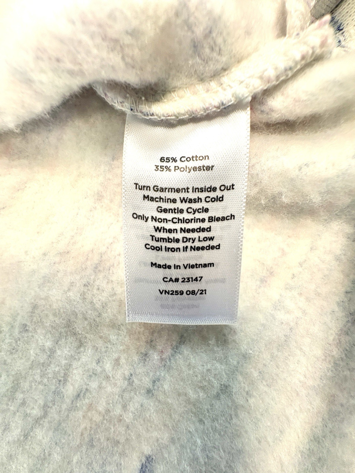 Talbots Shawl Collar Fleece Top Medium Space Dye Stripes