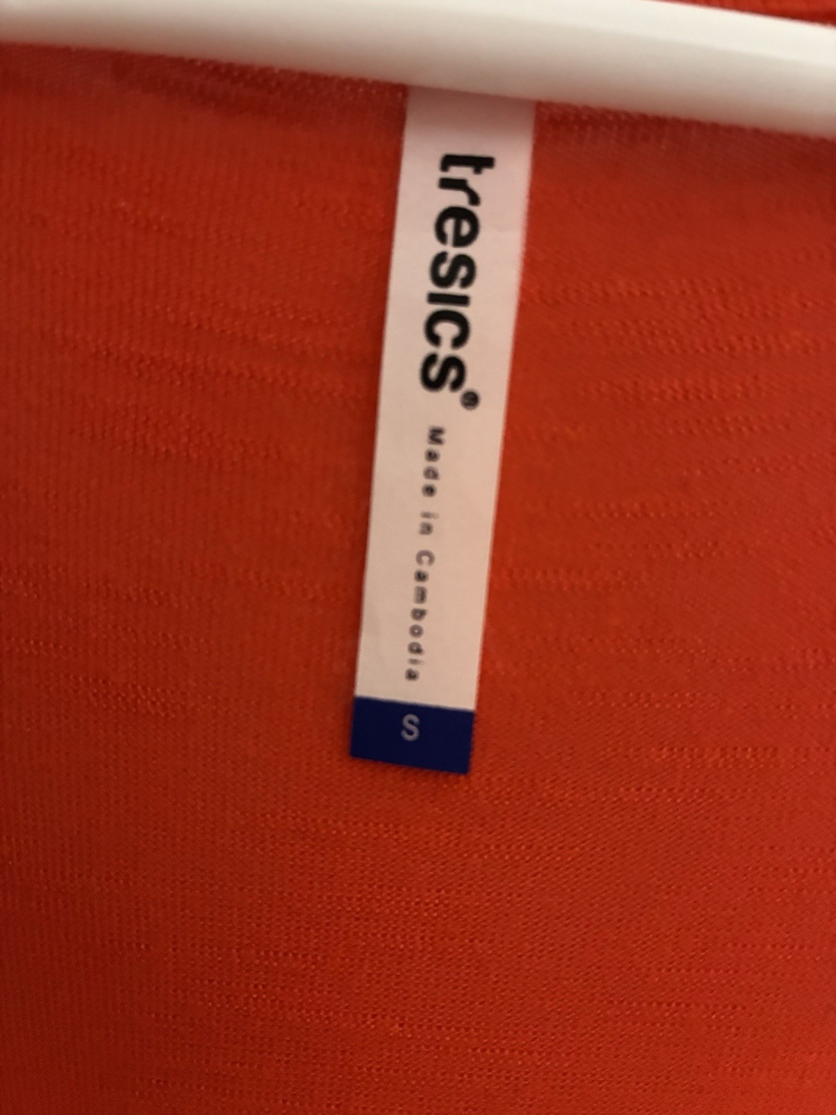 Tresics Basic Orange Flowy Tank Top Size Small