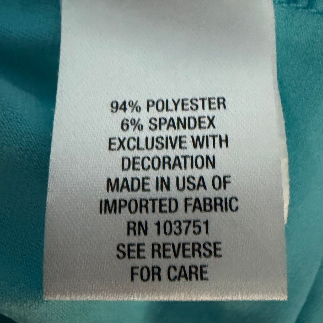 Roz & Ali 2XL Teal Blue Draped Back Tunic Top Short Sleeve Stretch 1551