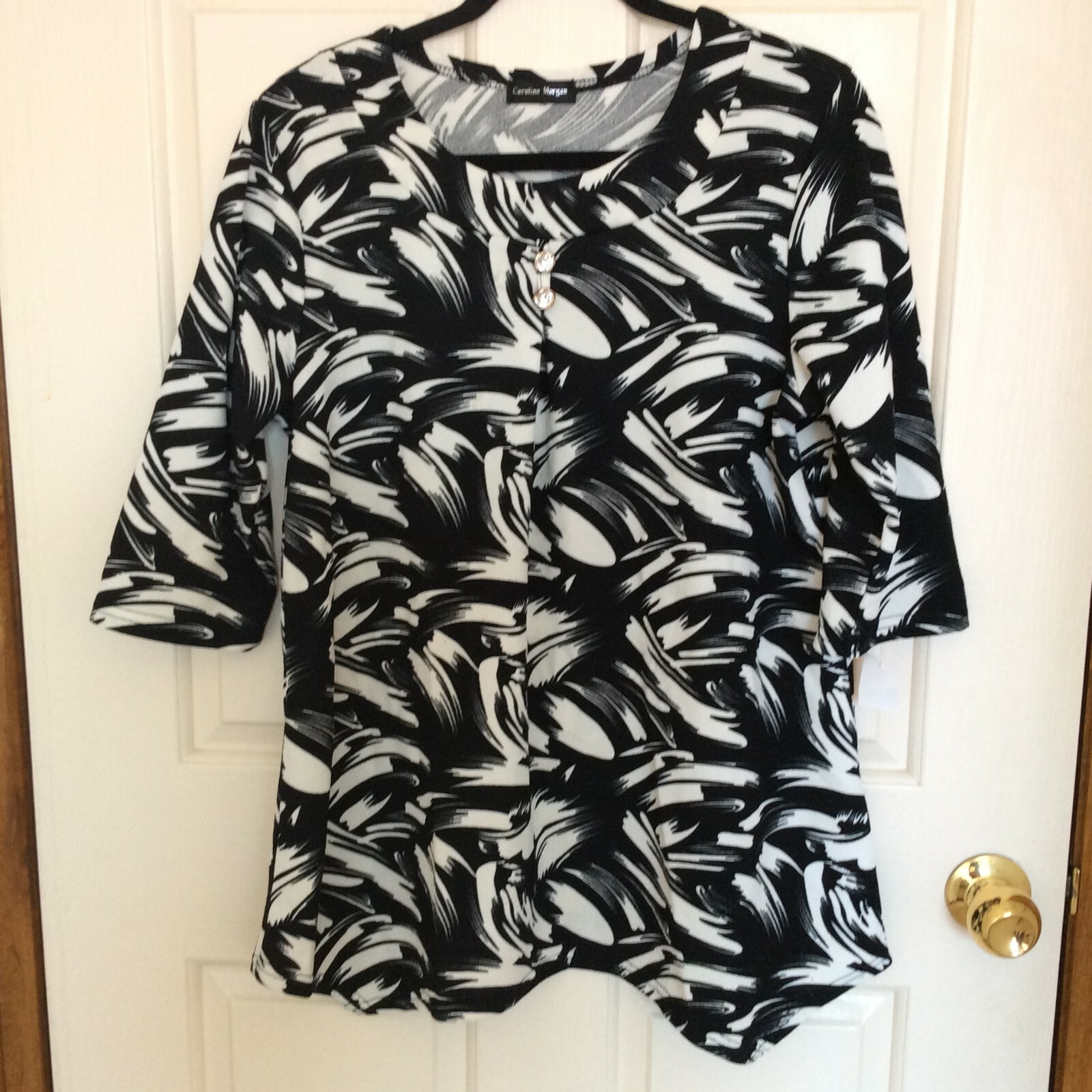 Caroline Morgan Women’s A-Line Cocktail Party Blouse Top Size 12