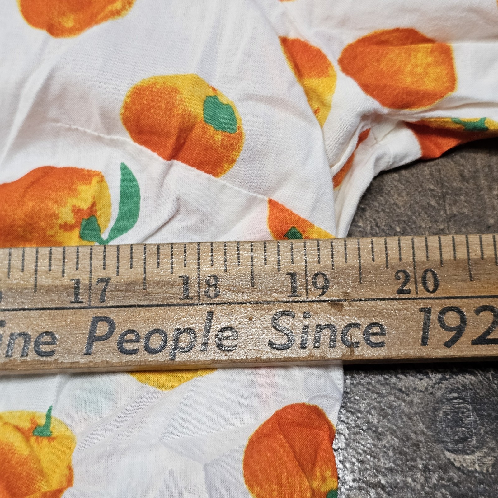 J.Crew Perfect Shirt Womens Orange Fruit Print Cotton Button Up